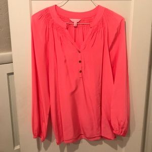 Lilly Pulitzer Elsa Silk Top Large